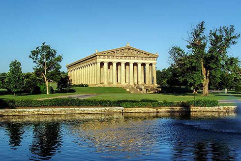 The Nashville Parthenon in Centennial Park