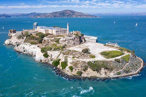The Rock on Alcatraz Island, San Francisco