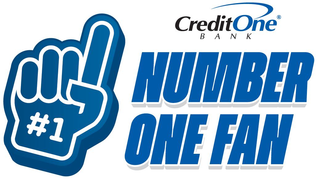 Credit One Bank number one fan foam finger